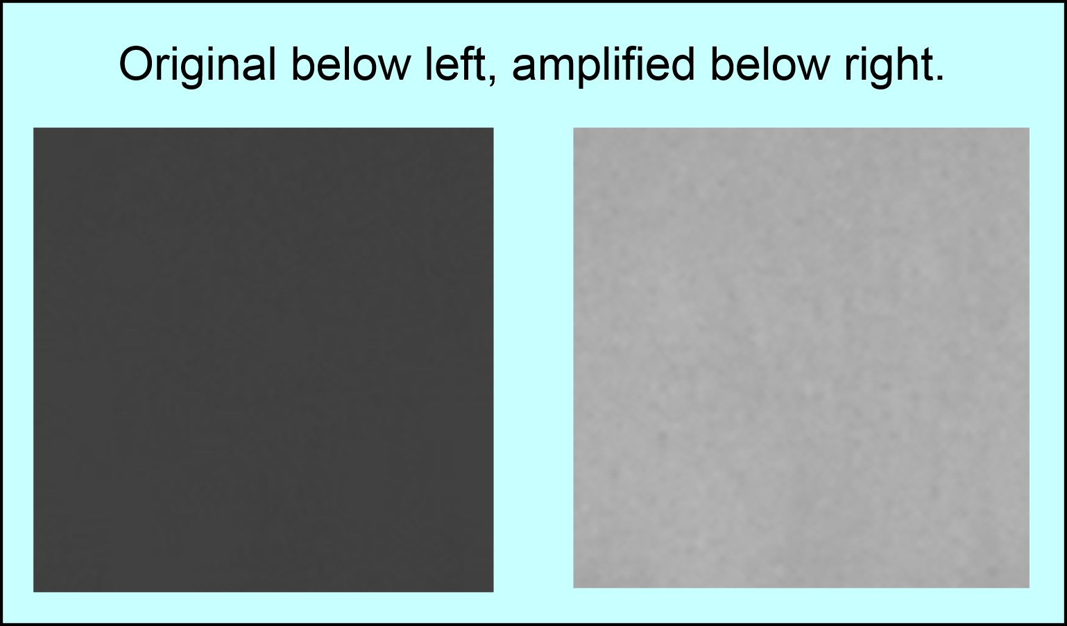 normal and amplified noise